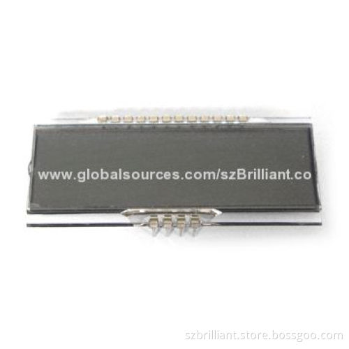 Segment LCD with -20 to 80°C Operating Temperatures, Mea. 55.5 x 26 x 2.8mm, OEM/ODM Welcomed